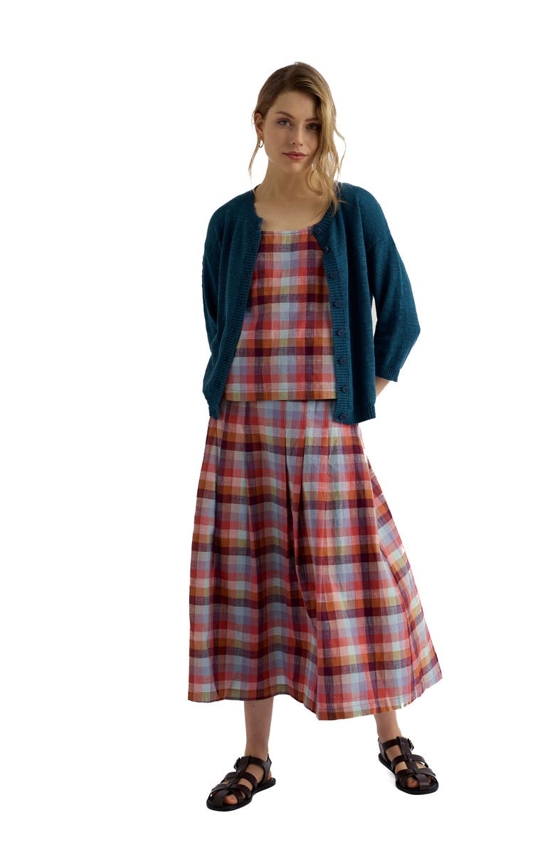 Seasalt Cornwall Jamboree Organic Cotton Chambray Midi Skirt, Alternate, color, 