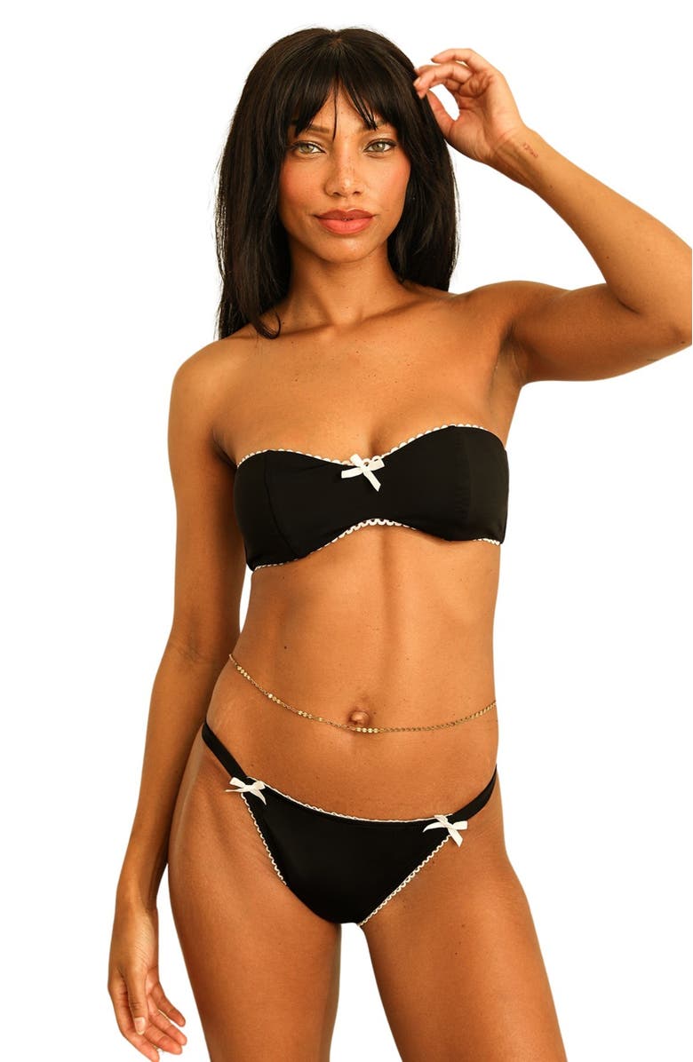 Dippin Daisys Jane Bottom, Alternate, color, Black