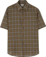 Burberry Relaxed Fit Check Cotton Shirt