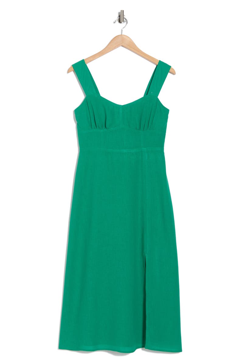 Vince Camuto Sleeveless Midi Sundress, Alternate, color, Green