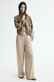 H&M Viscose-blend Drawstring Pants