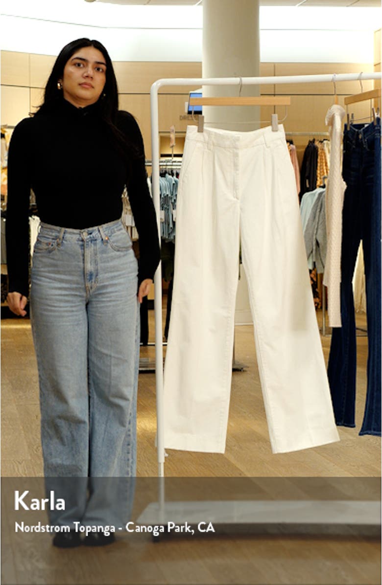 The Favorite Pant Pleated Cotton Pants, sales video thumbnail