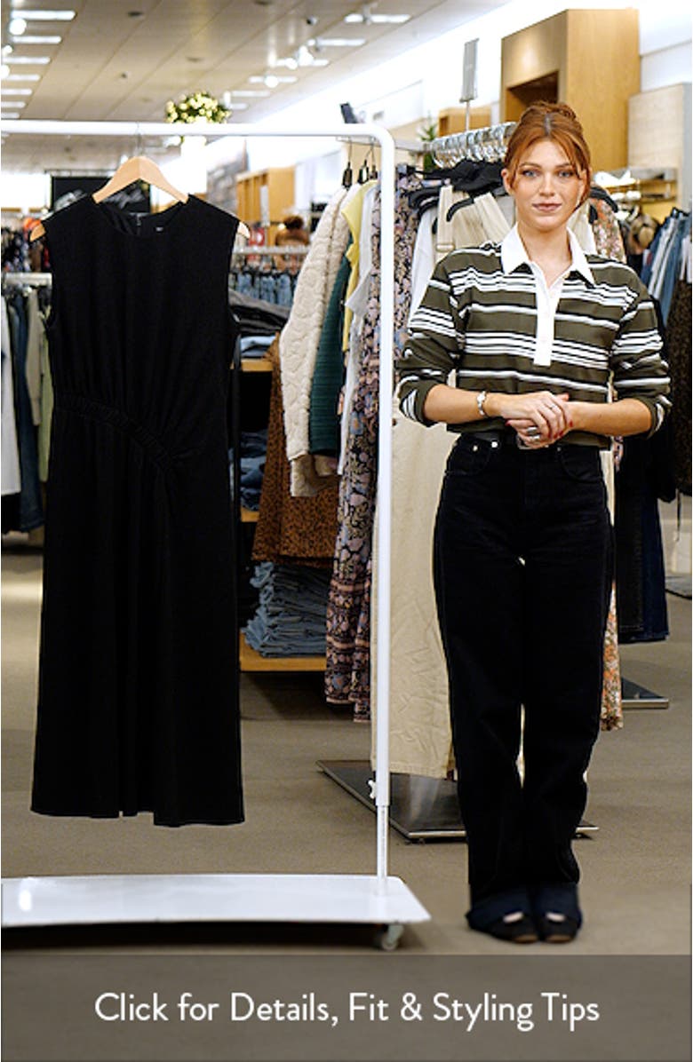 Shirred Waist Midi Dress, sales video thumbnail