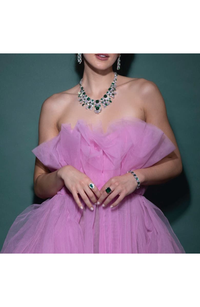 Anna Zuckerman Lisa Marie Statement Bracelet, Alternate, color, Emerald