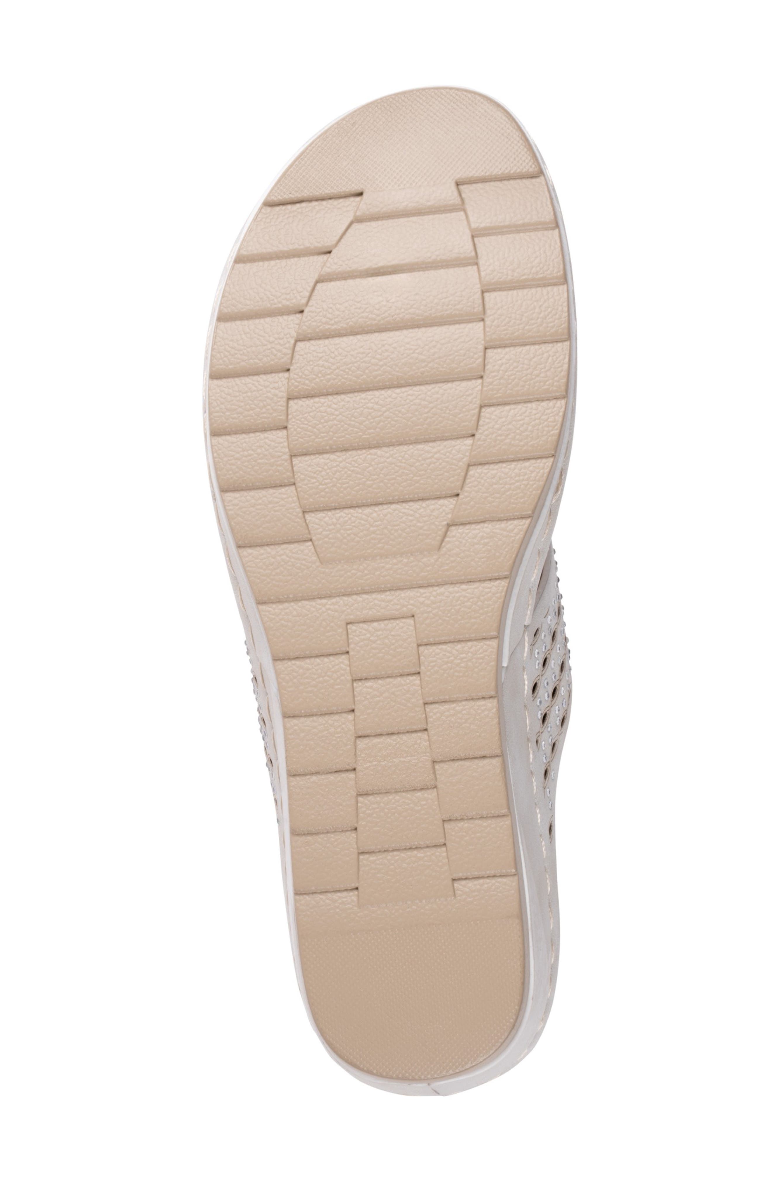 Dannay Wedge Sandal, Alternate, color, WHITE