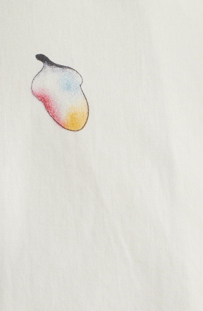 PS Paul Smith Casual Fit Print Cotton Camp Shirt, Alternate, color, Off White