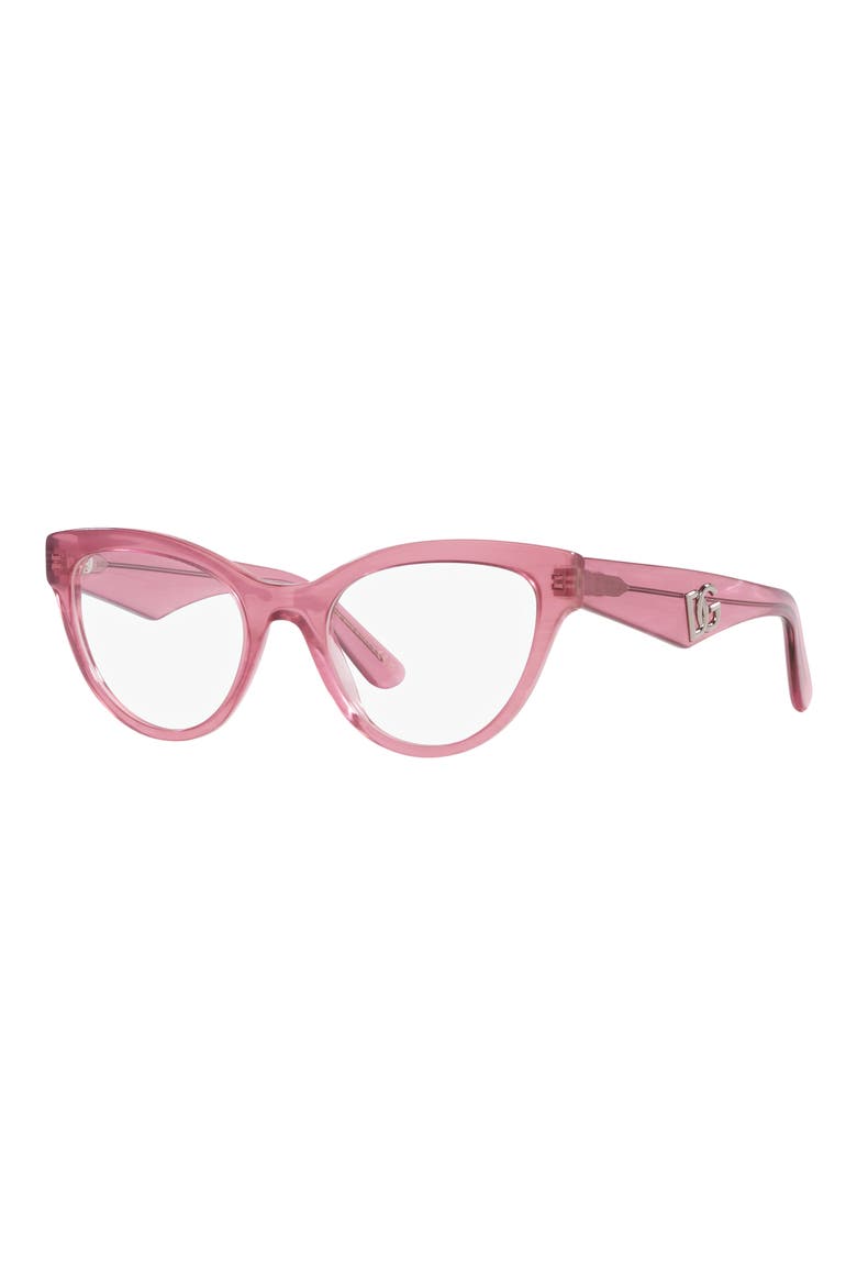52mm Butterfly Optical Glasses, Alternate, color, PINK