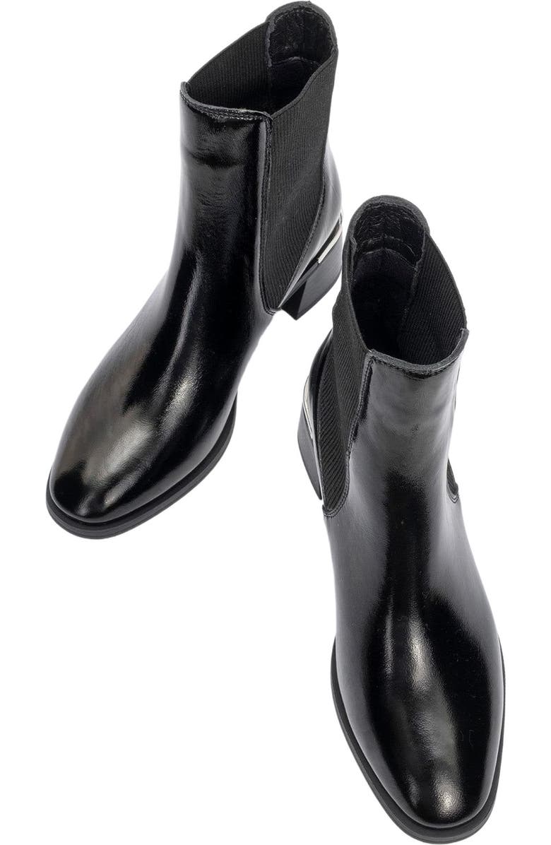 Forever & Always Shoes Neiva Leather Chelsea Boot, Alternate, color, Black Patent Leather