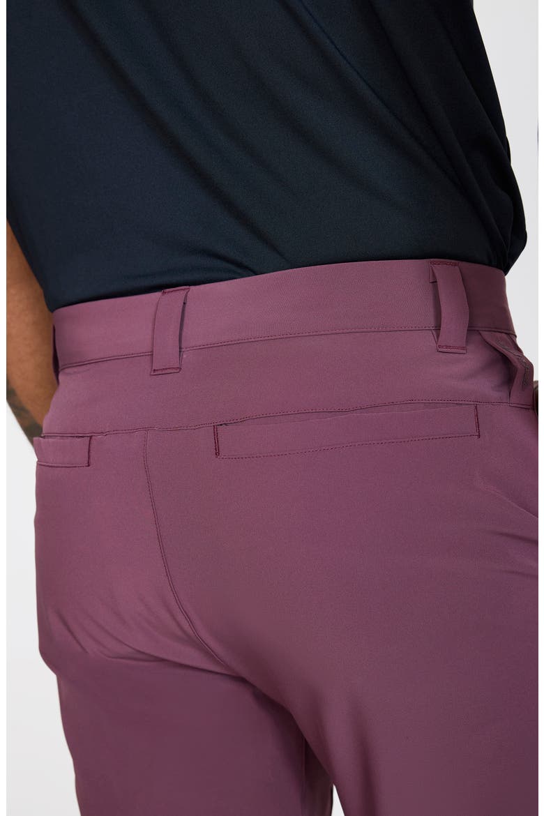 Hybrid Golf Joggers, Alternate, color, PLUM WINE