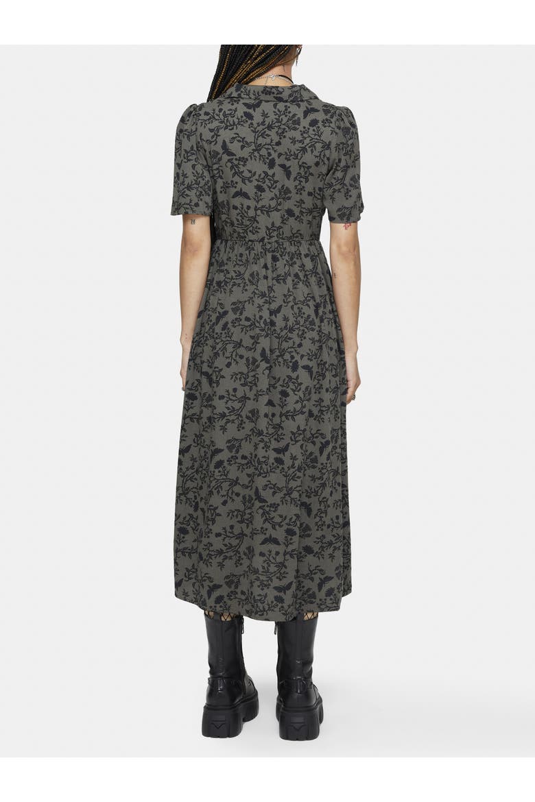 Morgana Midi Shirt Dress, Alternate, color, Green