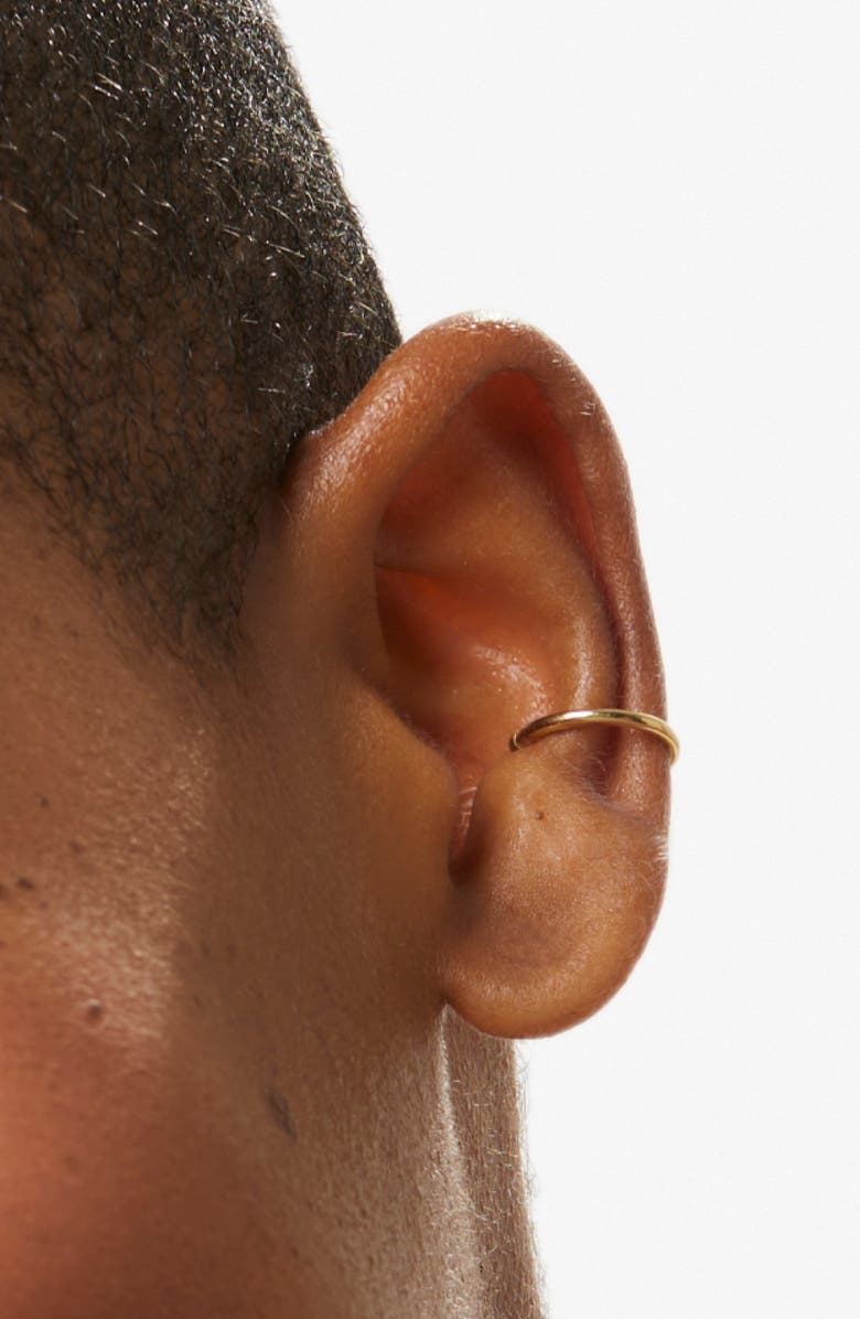 Ana Luisa Sterling Silver - Simple Ear Cuff, Alternate, color, Gold