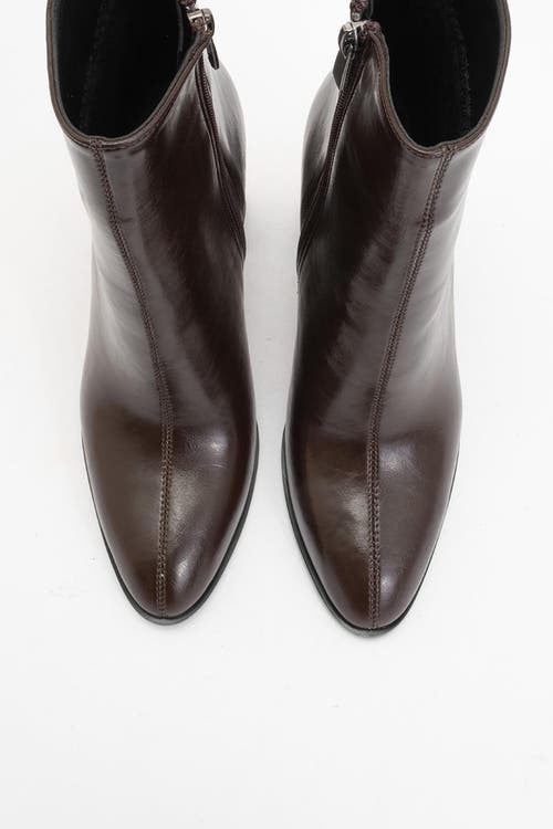 Prologue Shoes Jewel High Heel Boot In Brown
