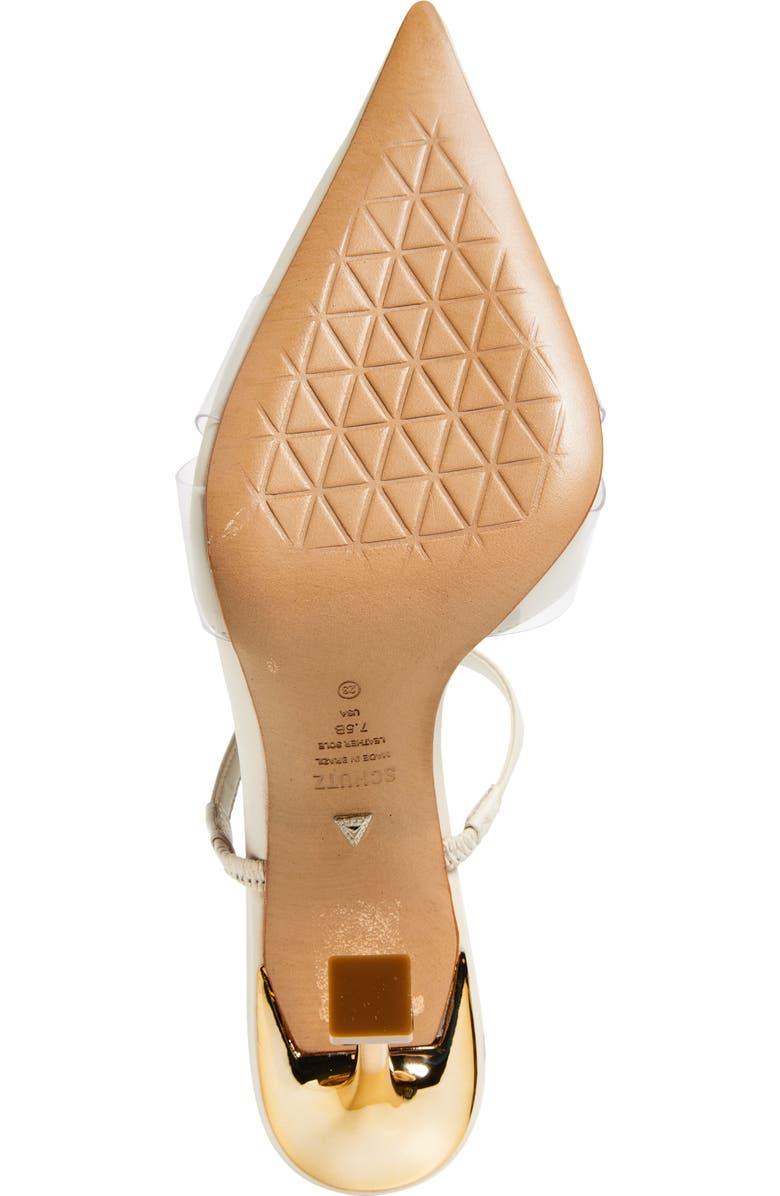 Schutz Tory Vinyl & Leather Mule Pump, Alternate, color,