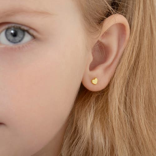 In Season Jewelry 14k Polished Heart Earrings In Gold