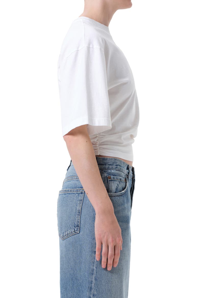Shari Cotton T-Shirt, Alternate, color, WHITE