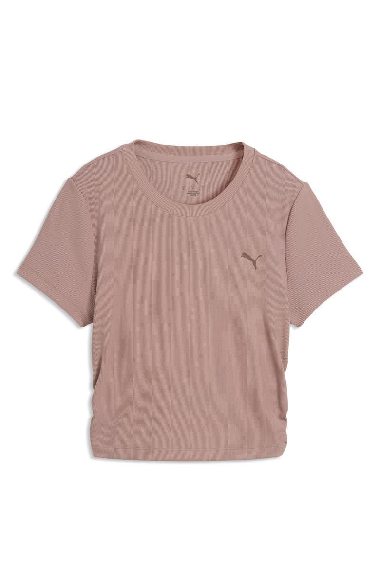 PUMA CLOUDSPUN Rib T-Shirt, Alternate, color, Sandstone