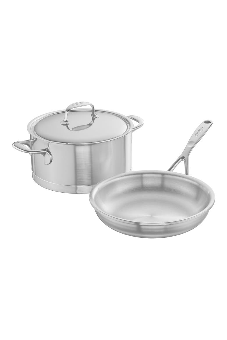 Atlantis 3-Piece Stainless Steel Set, Main, color, STAINLESS STEEL