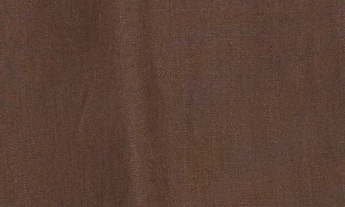 Nordstrom Trim Fit Linen Pants In Brown Cocoa