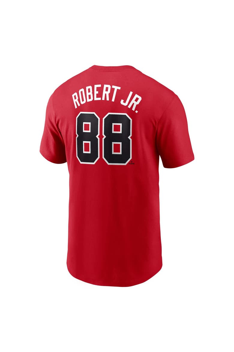 Men's Nike Luis Robert Jr. Red Chicago White Sox 2025 City Connect Fuse Name & Number T-Shirt, Alternate, color, Red