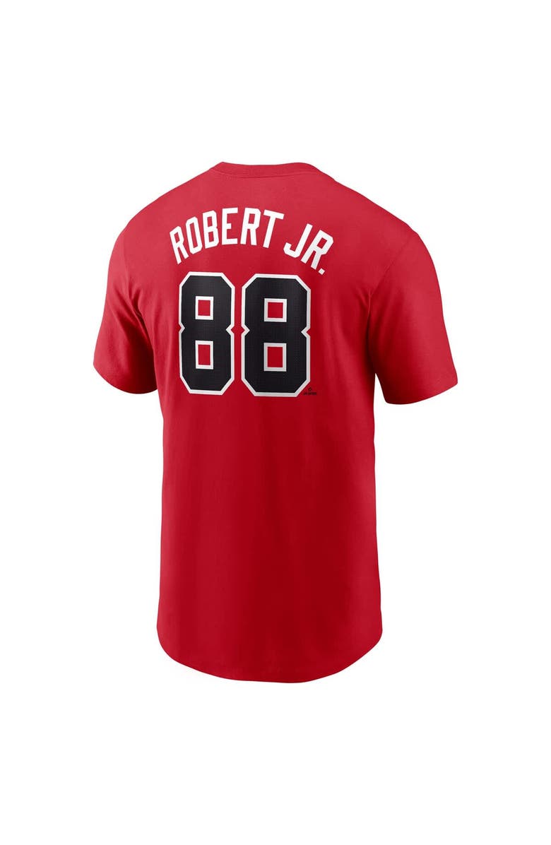 Nike Men's Nike Luis Robert Jr. Red Chicago White Sox 2025 City Connect Fuse Name & Number T-Shirt, Alternate, color, Red