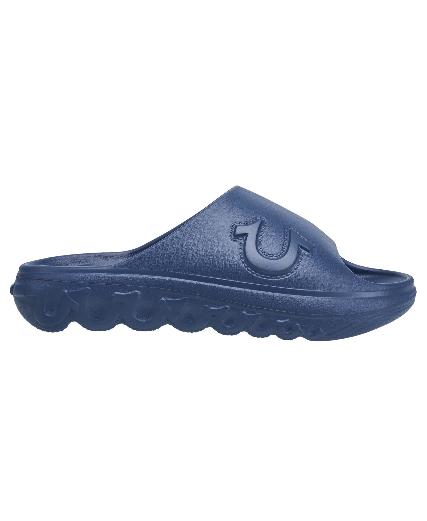 True Religion Tupac Molded Slide, Alternate, color, Navy