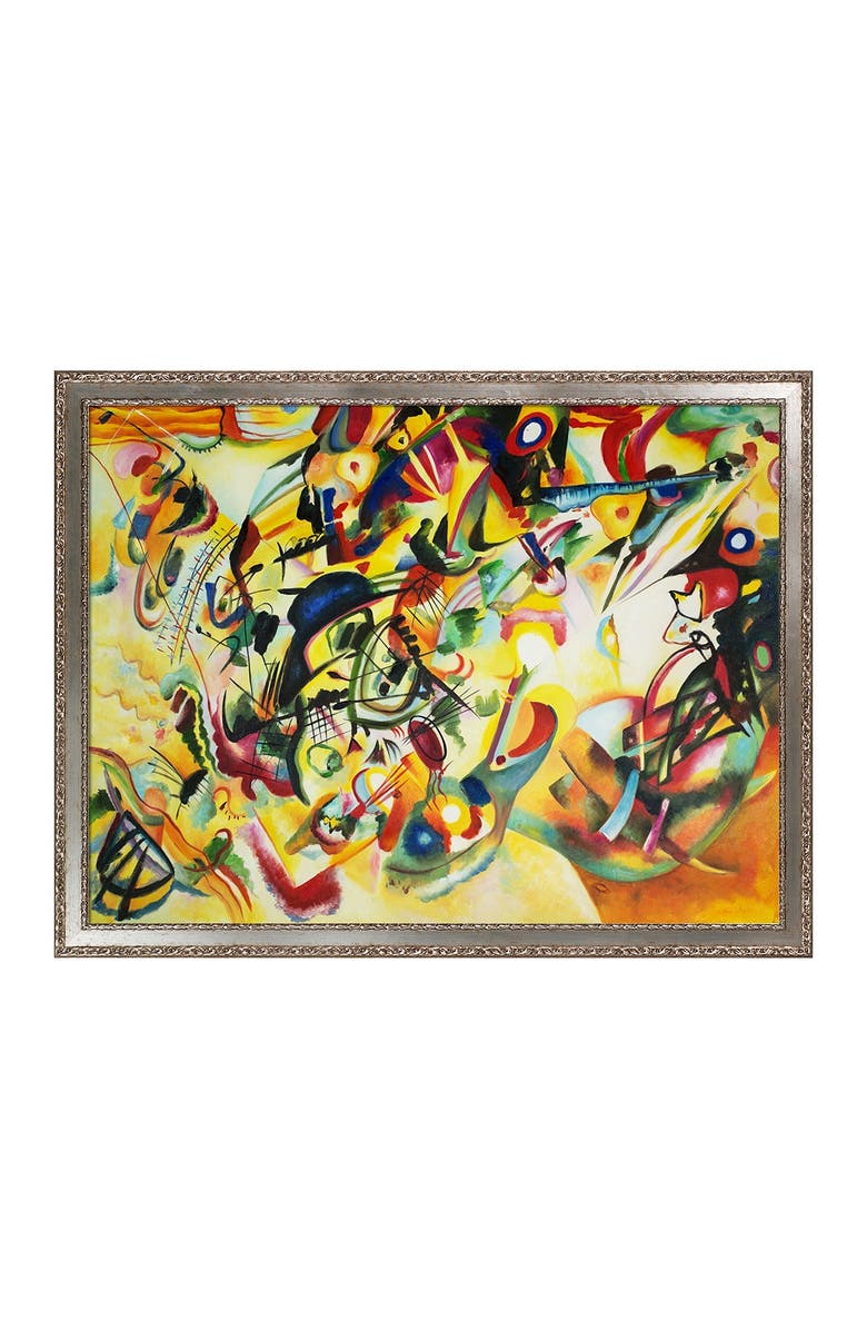 OVERSTOCK ART Composition VII, 1913 by Wassily Kandinsky Framed Canvas Painting, Main, color,