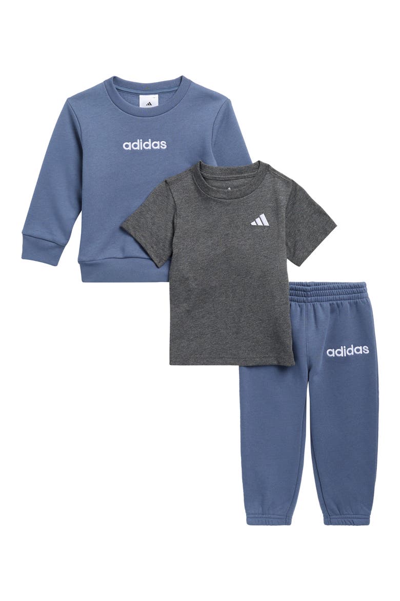 Linear Fleece T-Shirt, Sweatshirt & Joggers, Main, color, PRELOVED INK