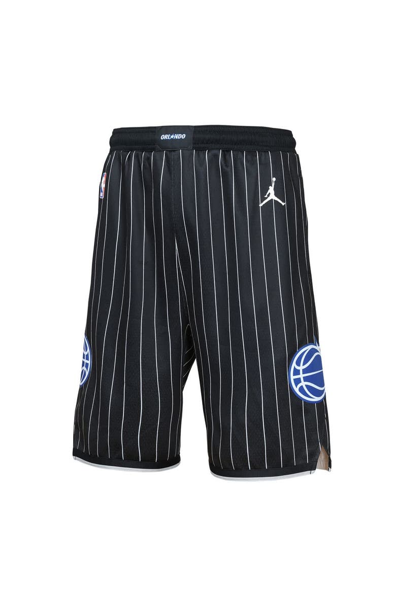 Jordan Brand Youth Jordan Brand  Black Orlando Magic Authentic Statement Edition Swingman Shorts, Alternate, color, Black