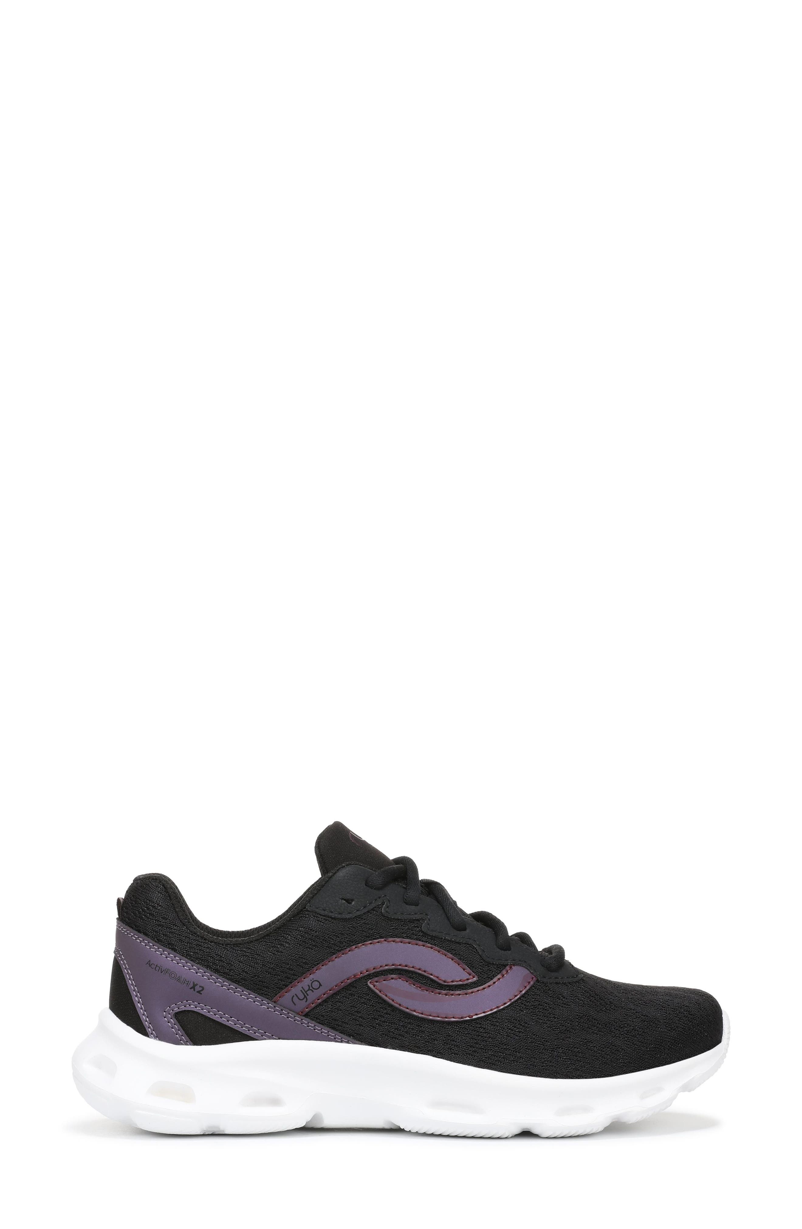 Rykä Activfoam X2 Walking Shoe - Wide Width Available, Alternate, color, Black