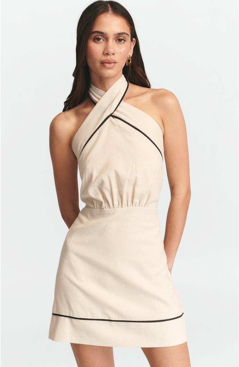 ST MRLO Rise Mini Dress, Alternate, color, Oat