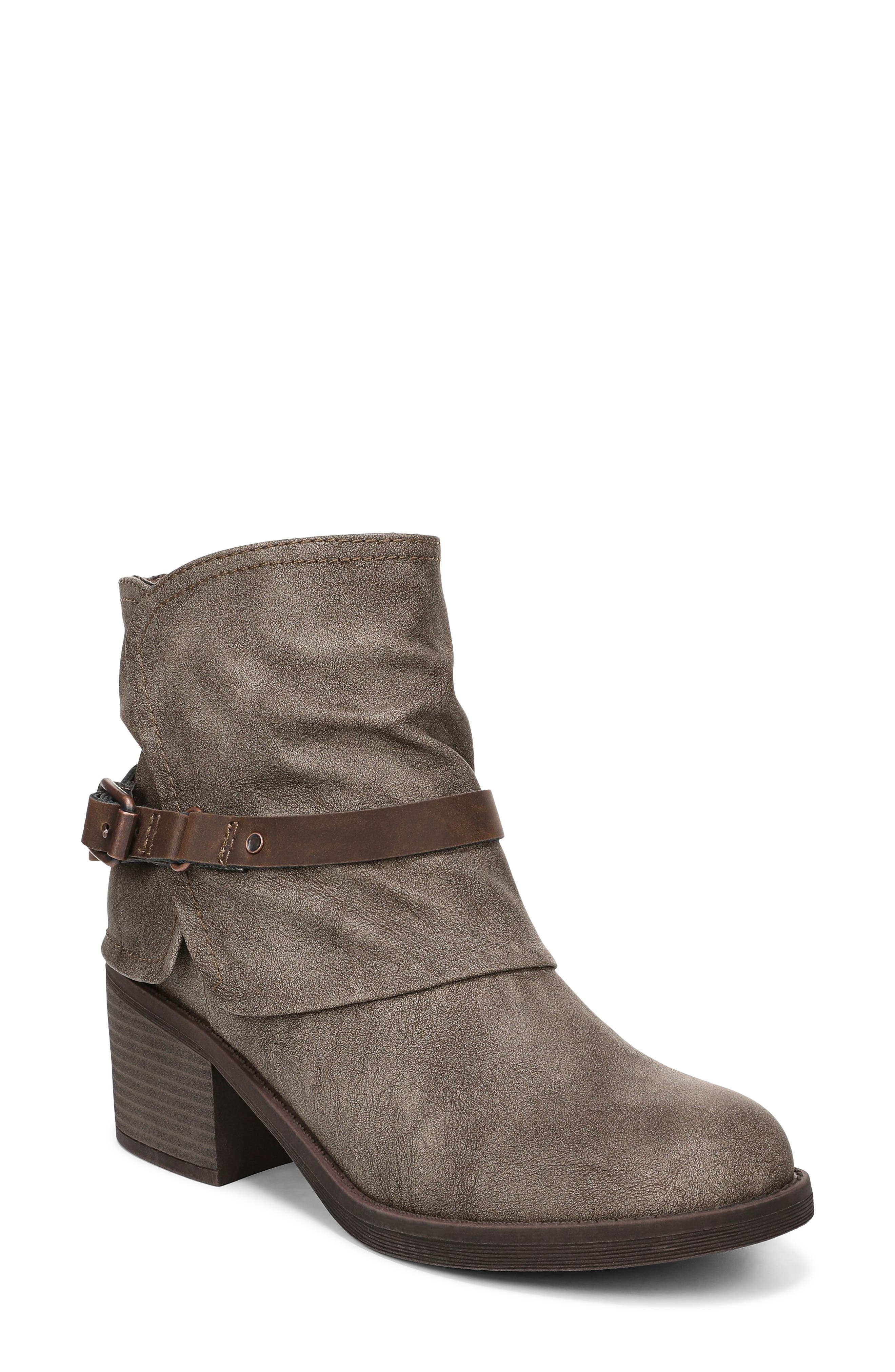 Marta Faux Leather Ankle Bootie