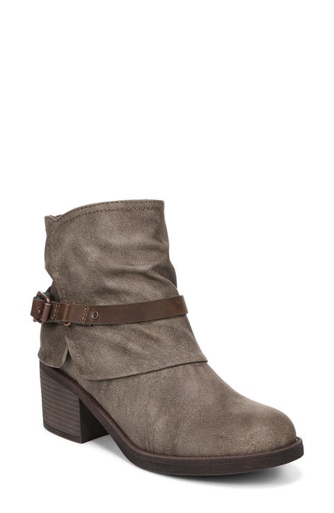 Marta Faux Leather Ankle Bootie