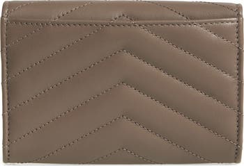 Small Matelassé Leather Envelope Wallet