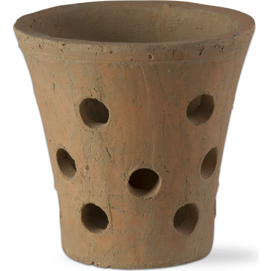 Tag Rustic Terracotta Orchid Pot Garden Planter For Flowers In Orange