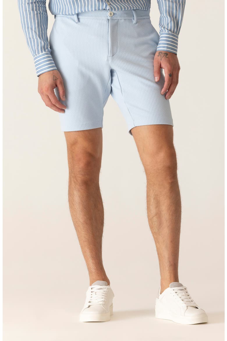 Oasis Hyperloop Honeycomb Bermuda Shorts, Main, color, ICE WATER