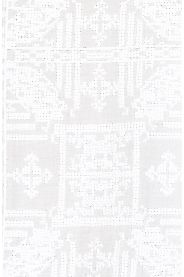 'Esparza' Embroidered Top, Alternate, color, PORCELAIN