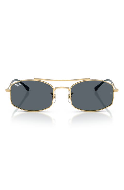 54mm Oval Sunglasses