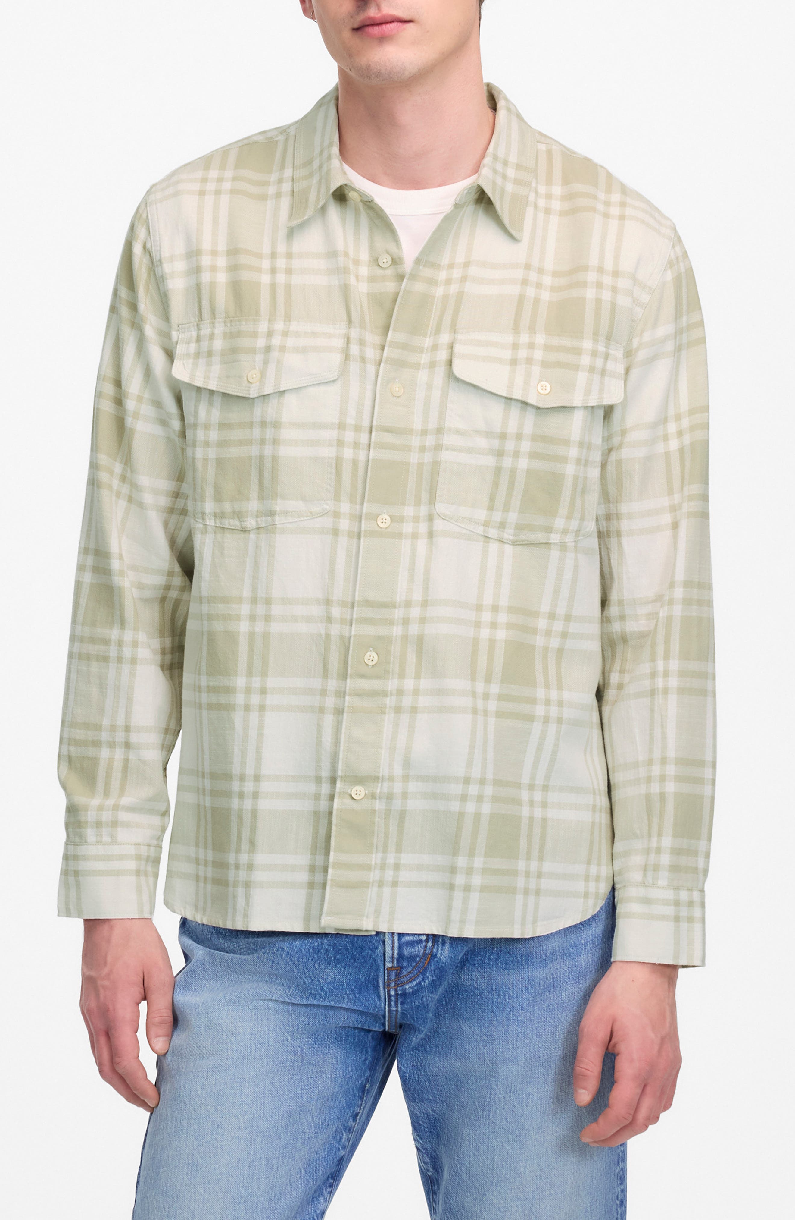 Madewell Plaid Cotton Work Shirt