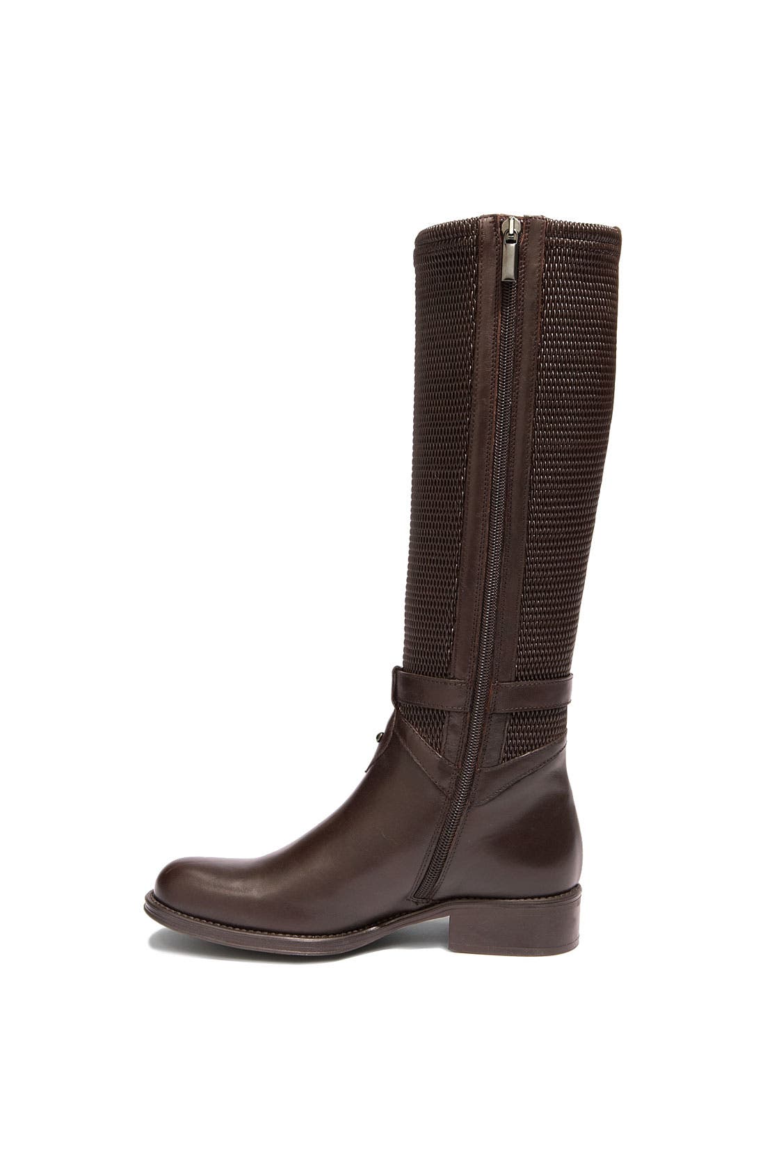 by Marvin K. 'Undy' Weatherproof Woven Shaft Boot, Alternate, color, ESPRESSO CALF