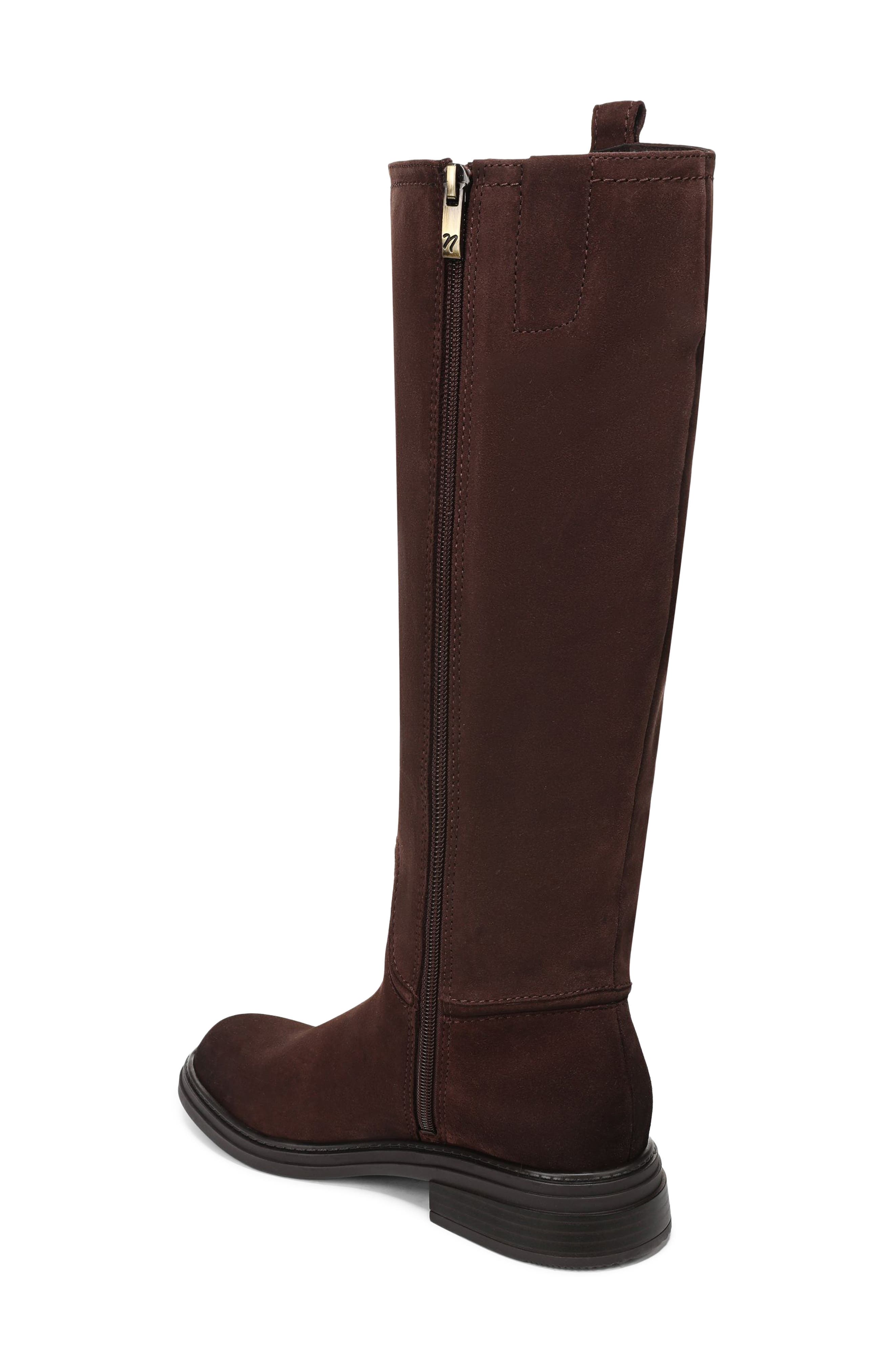 Olive Knee High Boot, Alternate, color, CHOCOLATE SUEDE