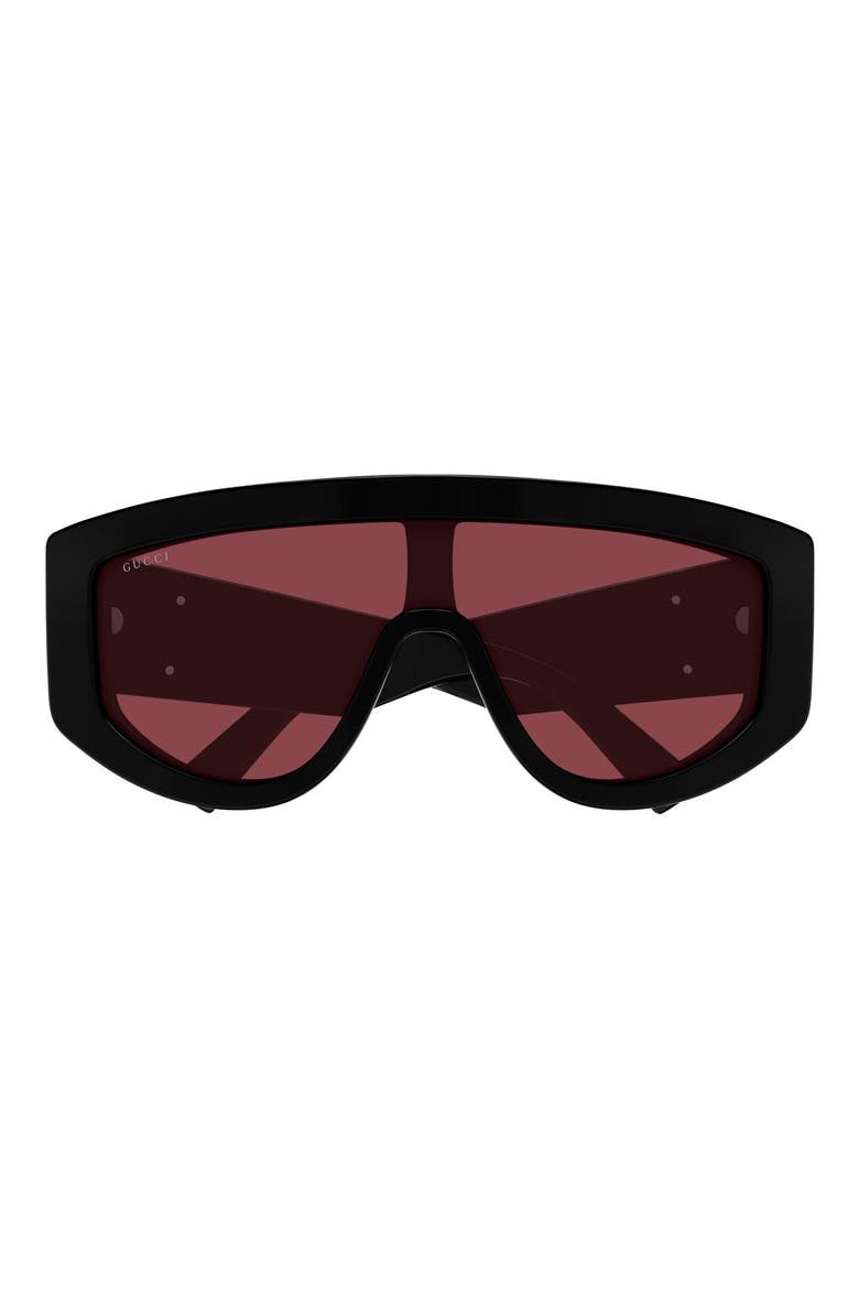99mm Mask Sunglasses, Main, color, BLACK