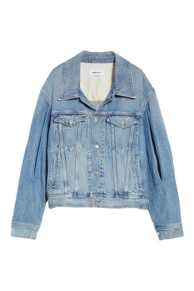 Denim Jacket, Alternate, color, BLUE