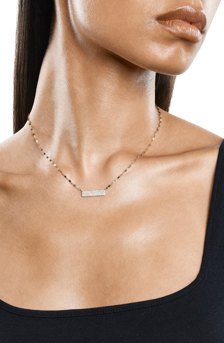 LANA Vanity 14K Gold Tag Pendant Necklace, Alternate, color, Yellow Gold