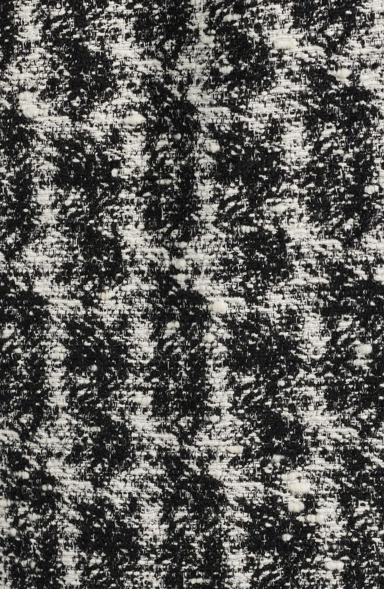 BOSS Joloria Tweed Jacket, Alternate, color, Monochrome Tweed