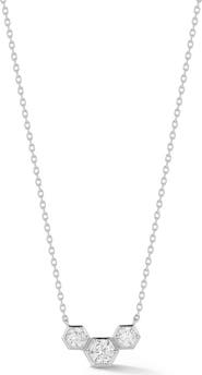 GLAZE JEWELRY Hexagon Cubic Zirconia Pendant Necklace