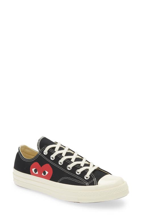 Comme des Garçons PLAY x Converse Chuck Taylor® Hidden Heart Low Top Sneaker in Black  product
