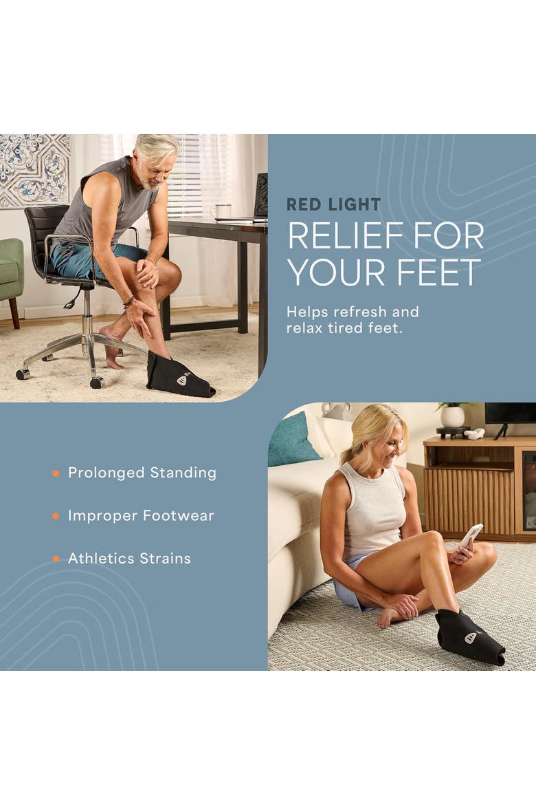 Allevasole Red Light Therapy Wrap for Ankle & Feet  660nm 850nm Infrared Device, Alternate, color, Rechargable