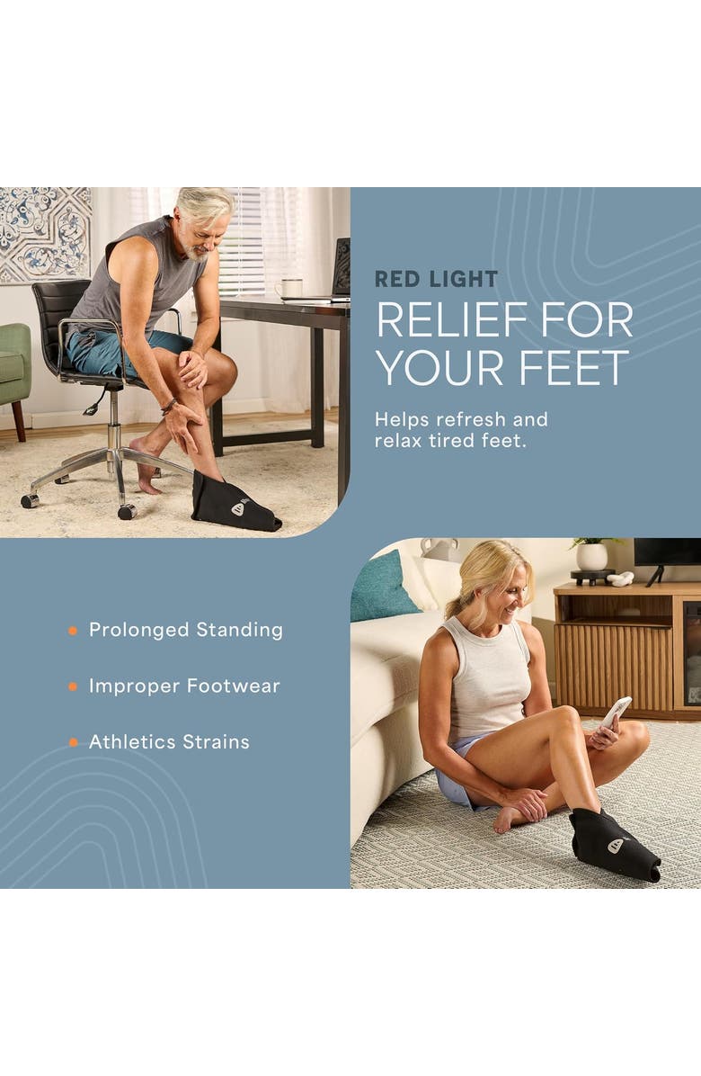 Lifepro Allevasole Red Light Therapy Wrap for Ankle & Feet  660nm 850nm Infrared Device, Alternate, color, Rechargable