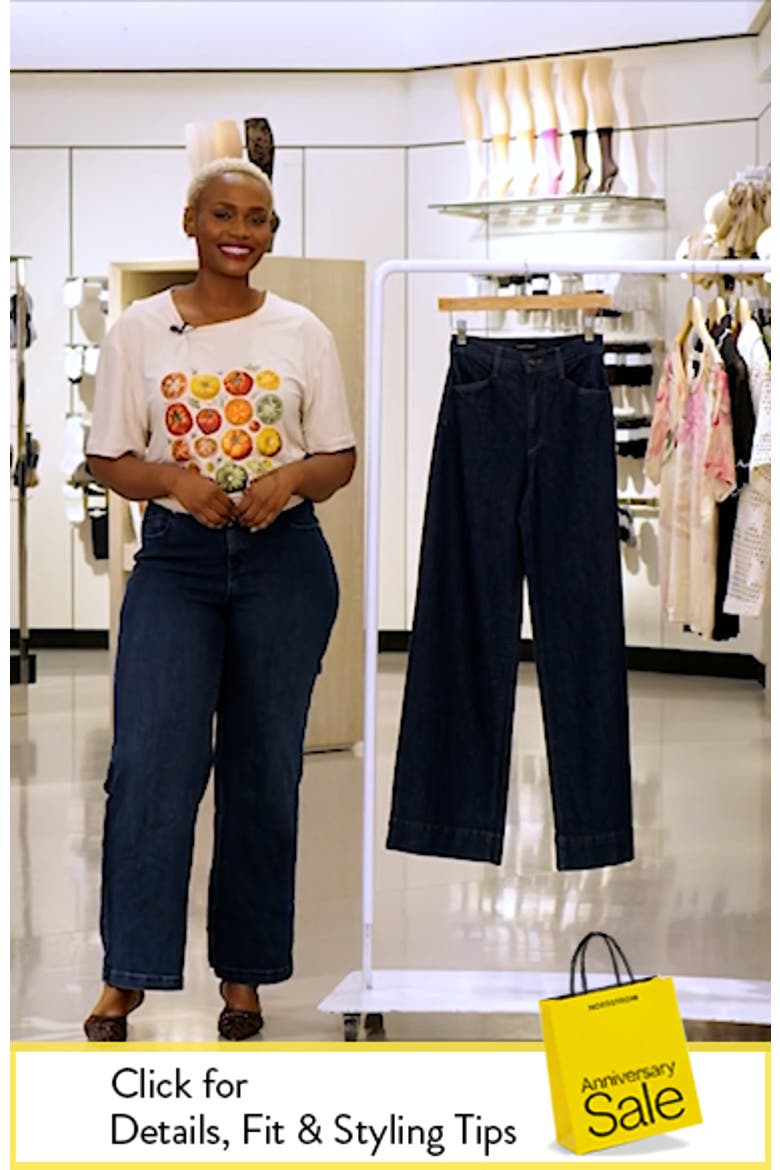The Mischa Super High Waist Wide Leg Jeans video