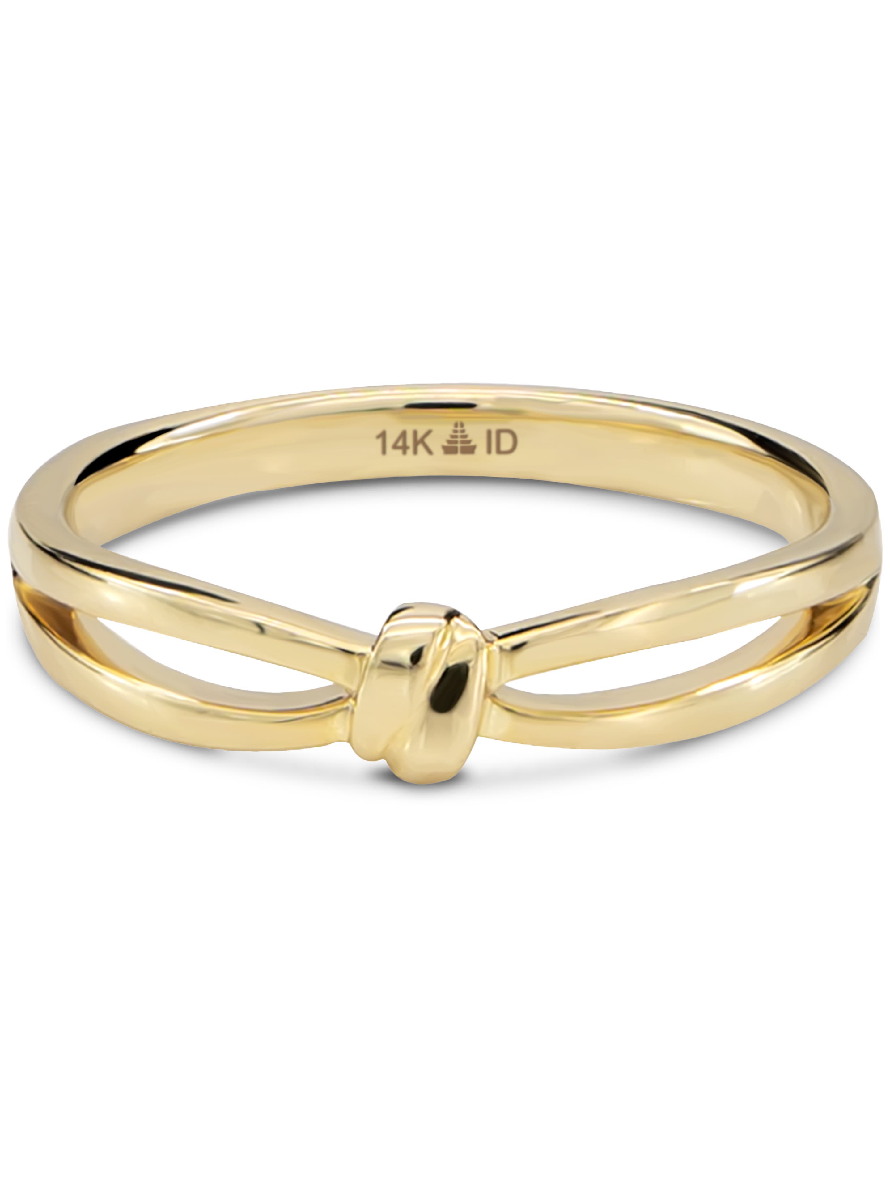 Devata Love Knot Ring In Gold